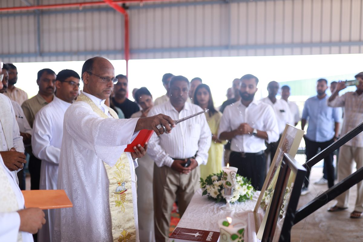 Blessing at the opening of Unit 2, 2024