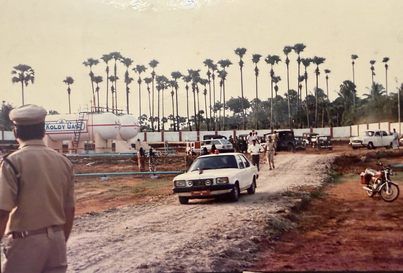 The group's first LPG plant on its opening day in 1995